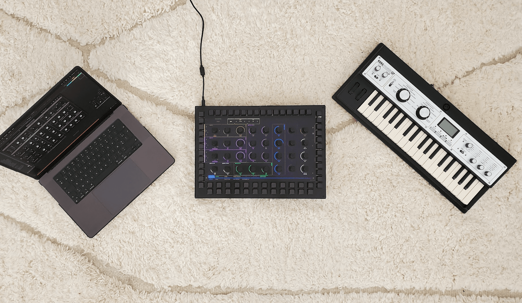 KARL controller in action set on a table